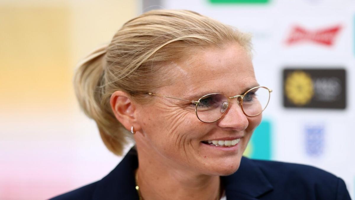 England coach Sarina Wiegman